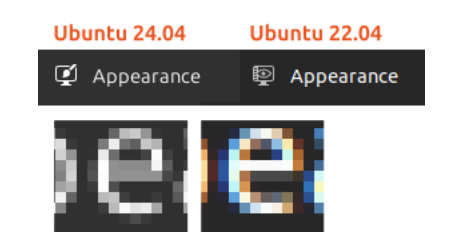 (Ubuntu 22.04 Gnome vs 24.04 Gnome)
